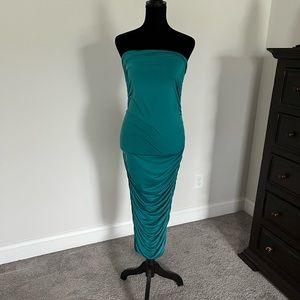 Strapless Bodycon Maxi Dress